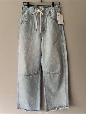 Ética Quinn High-Rise Relaxed Barrel Jeans via ANTROPOLOGIE